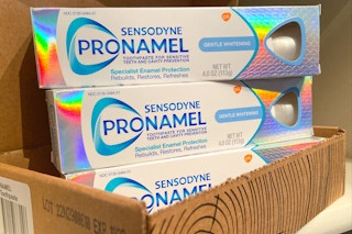 sensodyne pronamel whitening toothpaste in amazon box