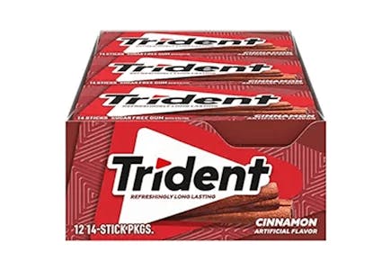 Trident Sugar Free Gum 12-Pack