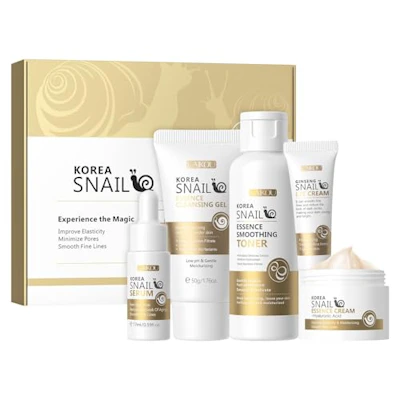 Snail & Ginseng Skincare Set, 5 ct