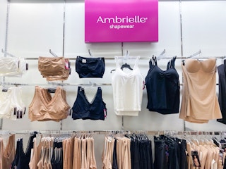 Shapewear area at JCPenney