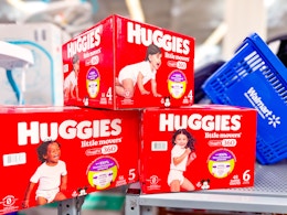 Huggies Little Movers HuggFit 360° Diapers, Now Only $22 at Walmart card image