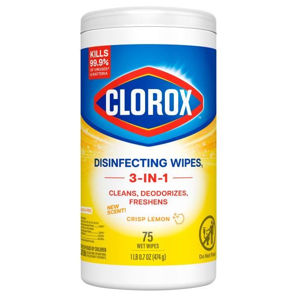 2 Clorox Disinfecting Wipes Tubs