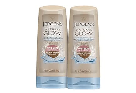 Jergens In-Shower Tanning Lotion 2-Pack