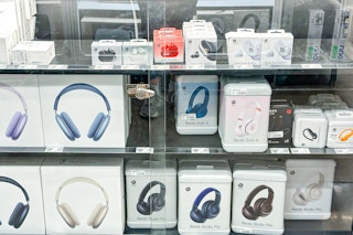 headphone display at walmart