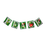 "PEACE" Lighted Christmas Garland