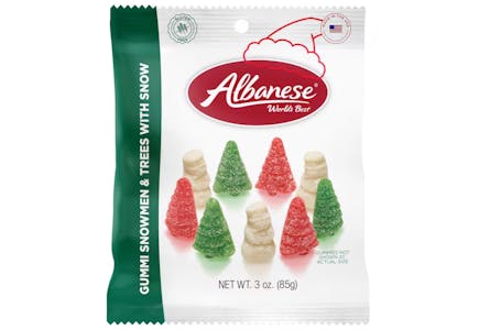 12 Albanese Gummi Snowmen and Trees Bags