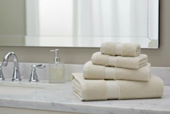 a 6-piece bath towel set at The Home Depot