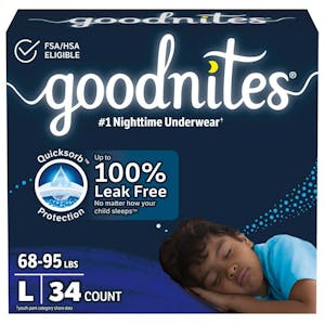 Goodnites Underwear Box