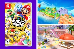 Nintendo Switch Super Mario Party Jamboree Preorder, $49.99 (Best Price)  card image