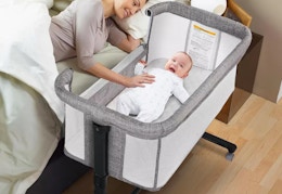 2-in-1 bedside sleeper. and bassinet