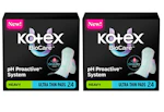 2 Kotex Ultra Thin Pad Boxes