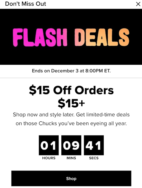 converse $15 off $15