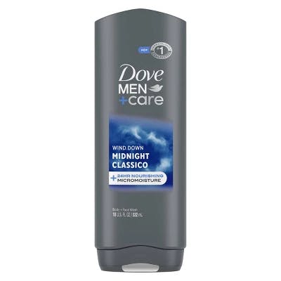3 Dove Men+Care Body + Face Wash Bottles