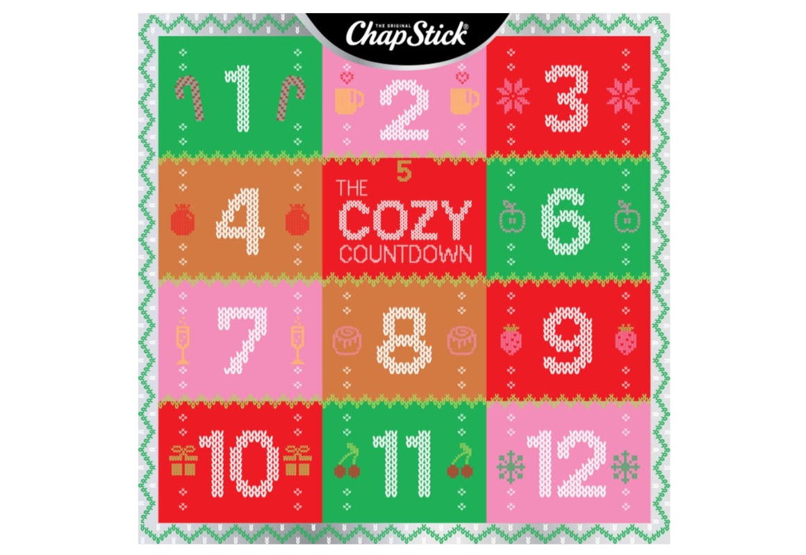 Chapstick Holiday Advent Calendar