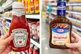 heinz ketchup kraft bbq sauce collage