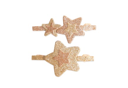 Packed Party Star Hair Clips