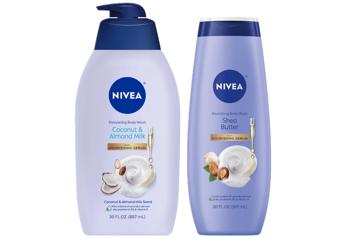 2 NIVEA Body Washes