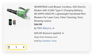 WORKPROX Leaf Blower Cordless