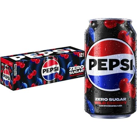 Pepsi Zero Sugar Wild Cherry 12-Pack