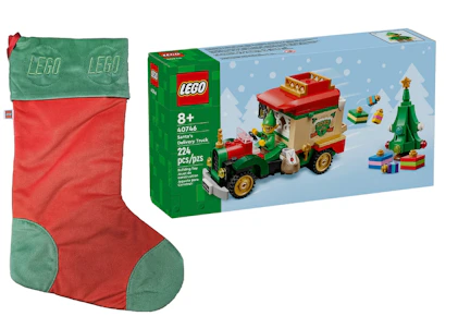 Lego Santa’s Truck Set and Stocking