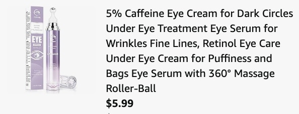 Caffeine Cream cart 2