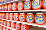 tide pods in a store aisle