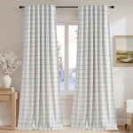 NICETOWN Blackout Linen Curtains