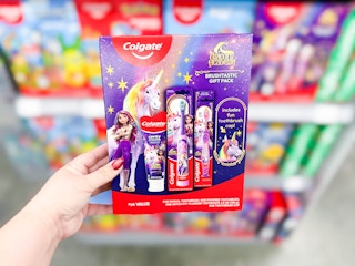 In-store photo taken at Walmart of the Colgate Gift Set