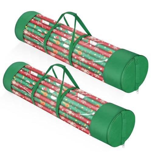 Christmas Wrapping Paper Organizer 2-Pack