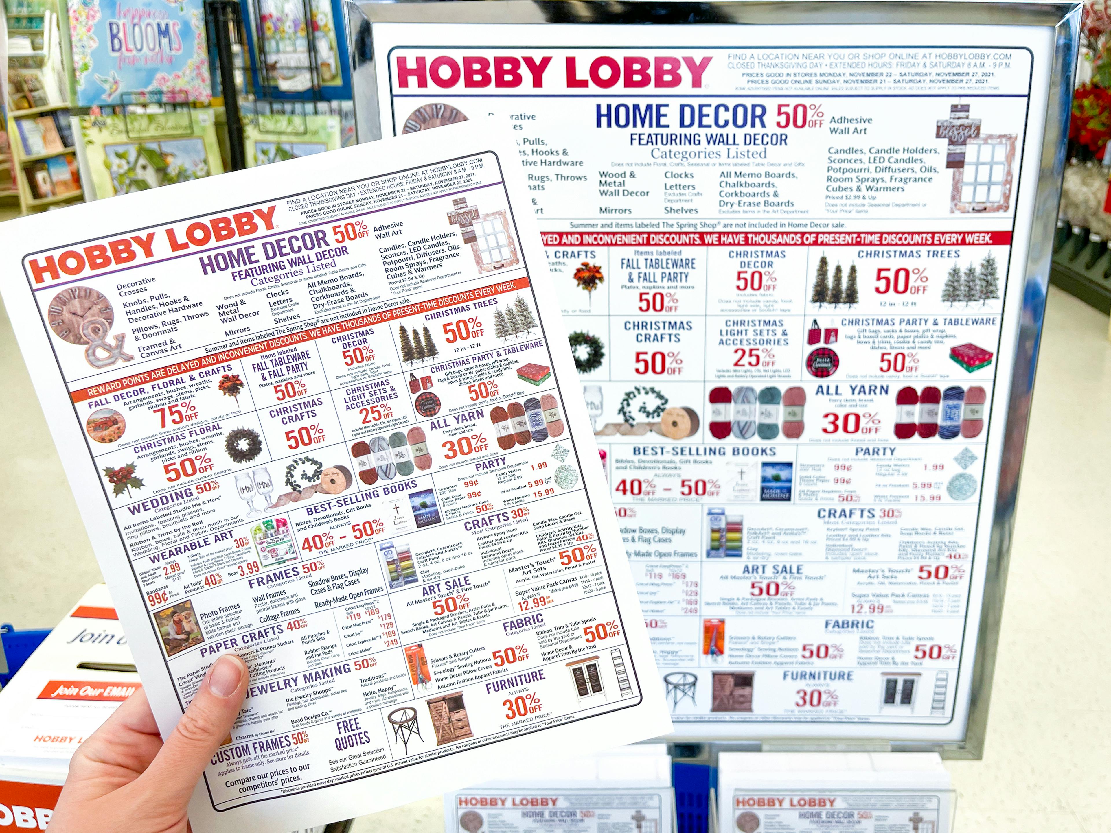 Hobby Lobby Sale Schedule 2024 Tips To Save The Krazy Coupon Lady   Hobby Lobby Sales Weekly Ad Page Kcl 