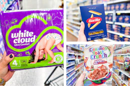 white cloud barilla general mills collage