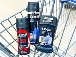 Axe body spray and deodorant