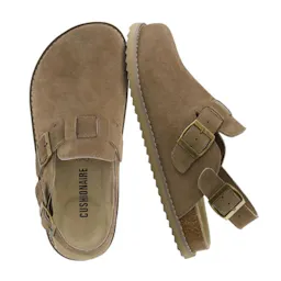 Cushionaire Women's Suede Clogs