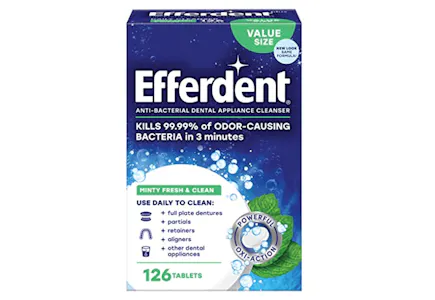 Efferdent Cleaning Tablets