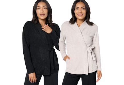 Muk Luks Feather Down Cardigan