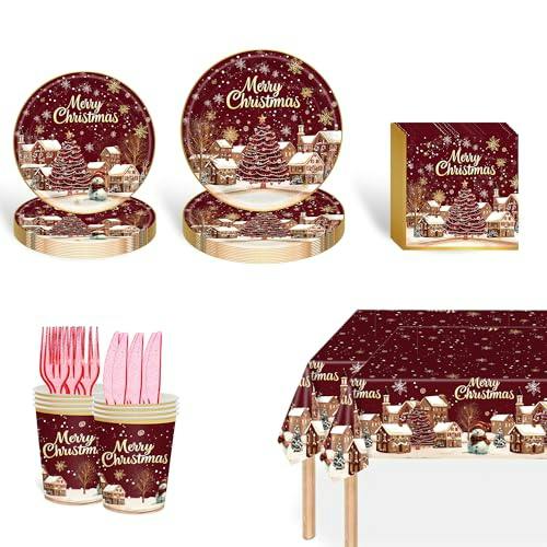 Christmas Party Supplies Set
