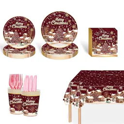 Christmas Party Supplies Set