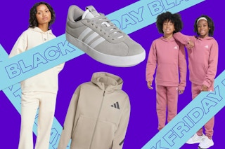 collage of addias apparel for black friday