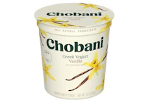 2 Chobani Yogurt Tubs