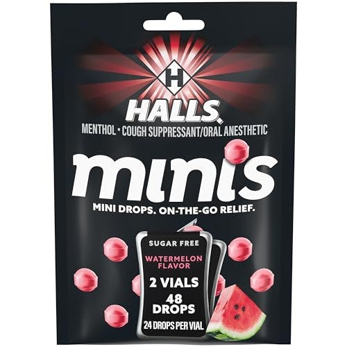 Halls Minis Sugar-Free Cough Drops