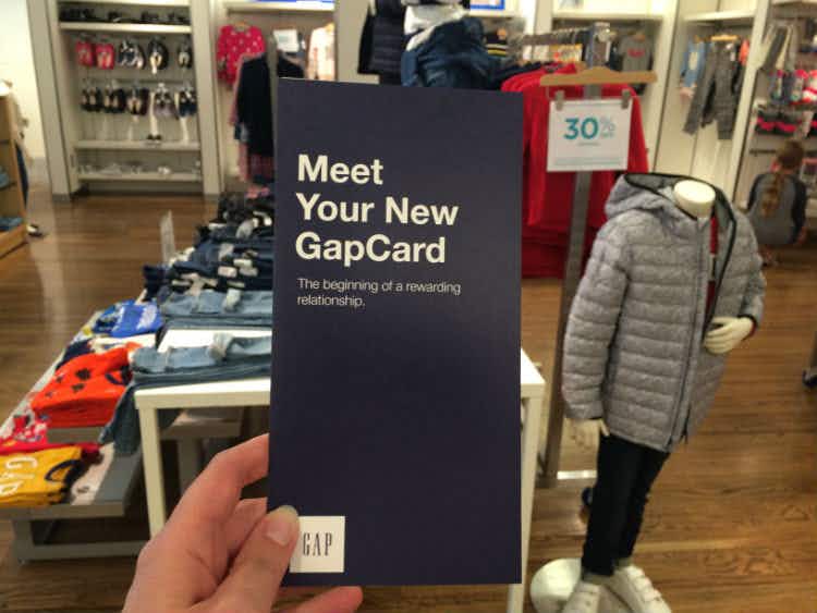 Score an extra 10% at Gap on Tuesdays when you use your GapCard.