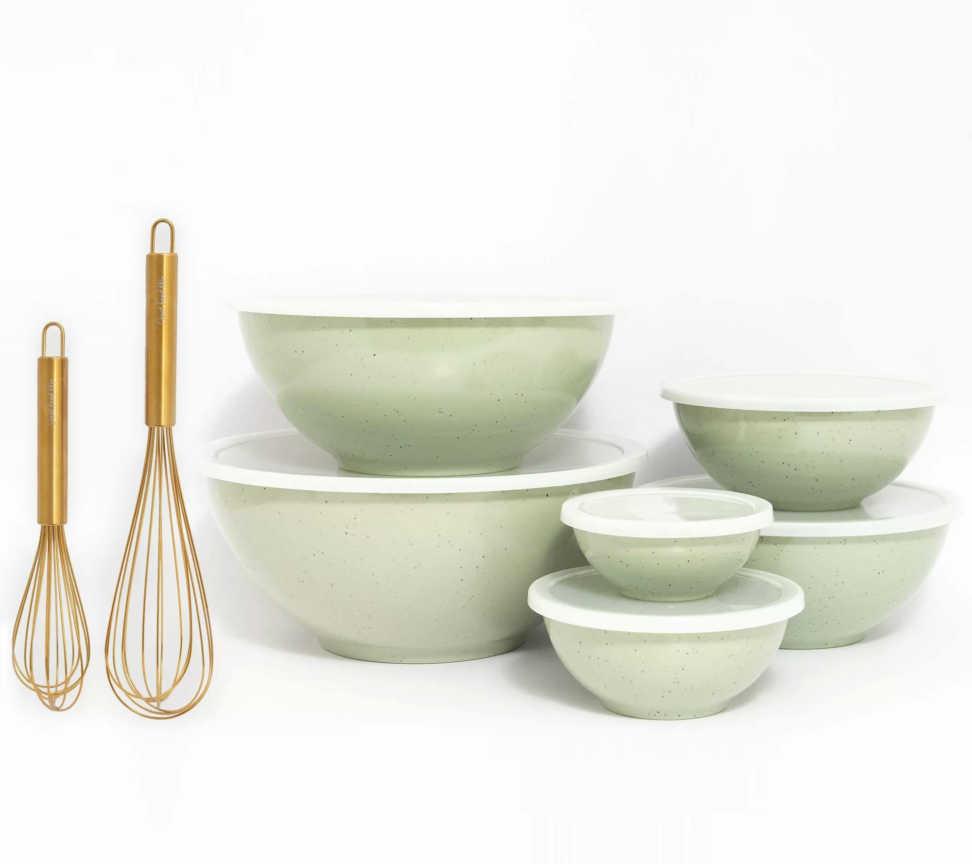 Melamine Bowl Set w/ Whisks