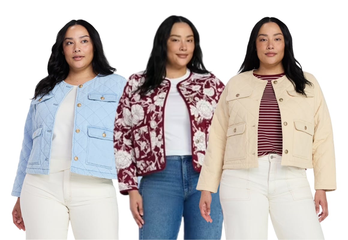 Time and Tru Women's Quilted Jacket