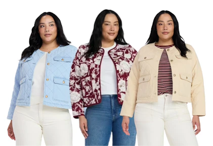 Time and Tru Women's Quilted Jacket