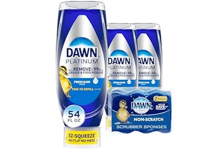 Dawn Dish Soap and Sponge Bundle