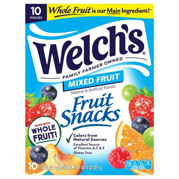 2 Welch's Fruit Snacks