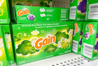 gain dryer sheets