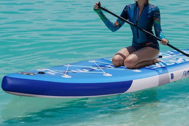 Inflatable Paddle Board, Only $110 After Amazon Coupon card image