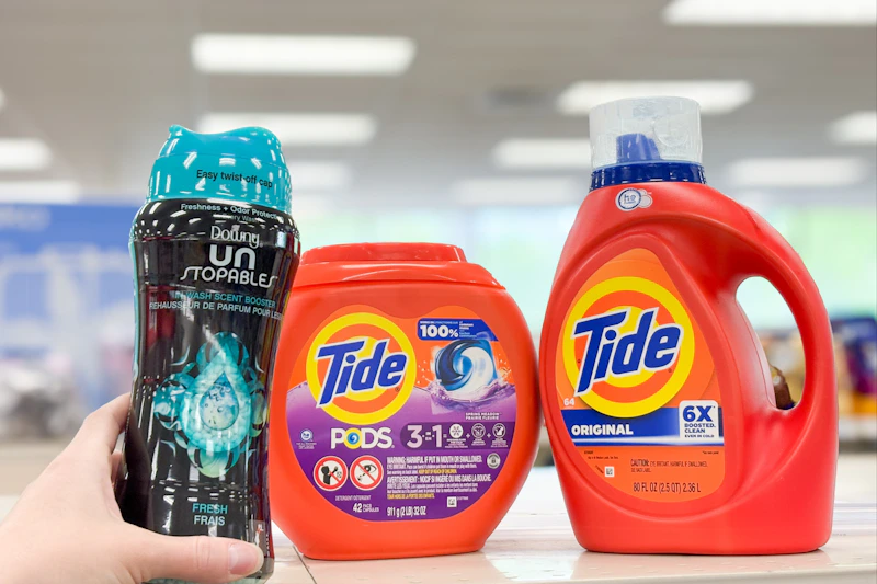 Tide and Downy products
