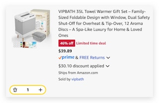 Towel Warmer Gift Set